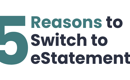 5 Reasons to Switch to eStatements