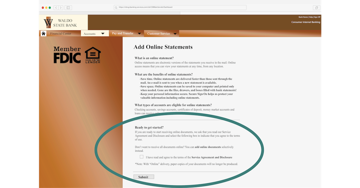 EStatement landingpage2