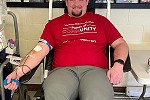 Jordan Donating Blood