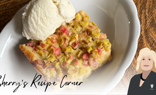 Rhubarb Dream Bars