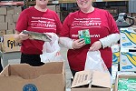 WSM Team Members Volunteering at Sheboygan County Food Pantry