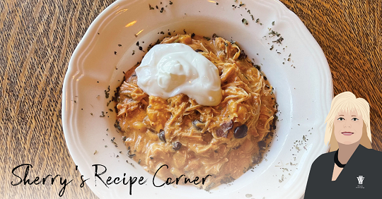 Crockpot Cheesy Chicken Chili